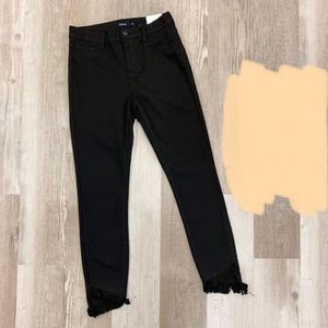 Cello cropped/frayed hem jeans